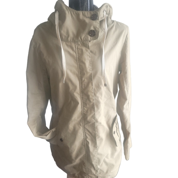 Twik Womens Tan Utility Hooded Jacket Sz.XL - Picture 1 of 7